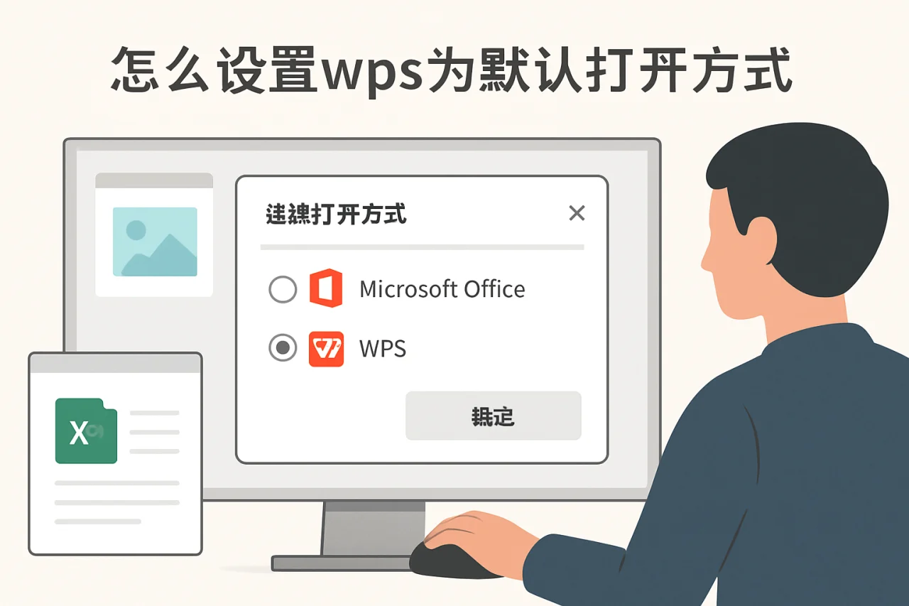 怎么设置wps为默认打开方式