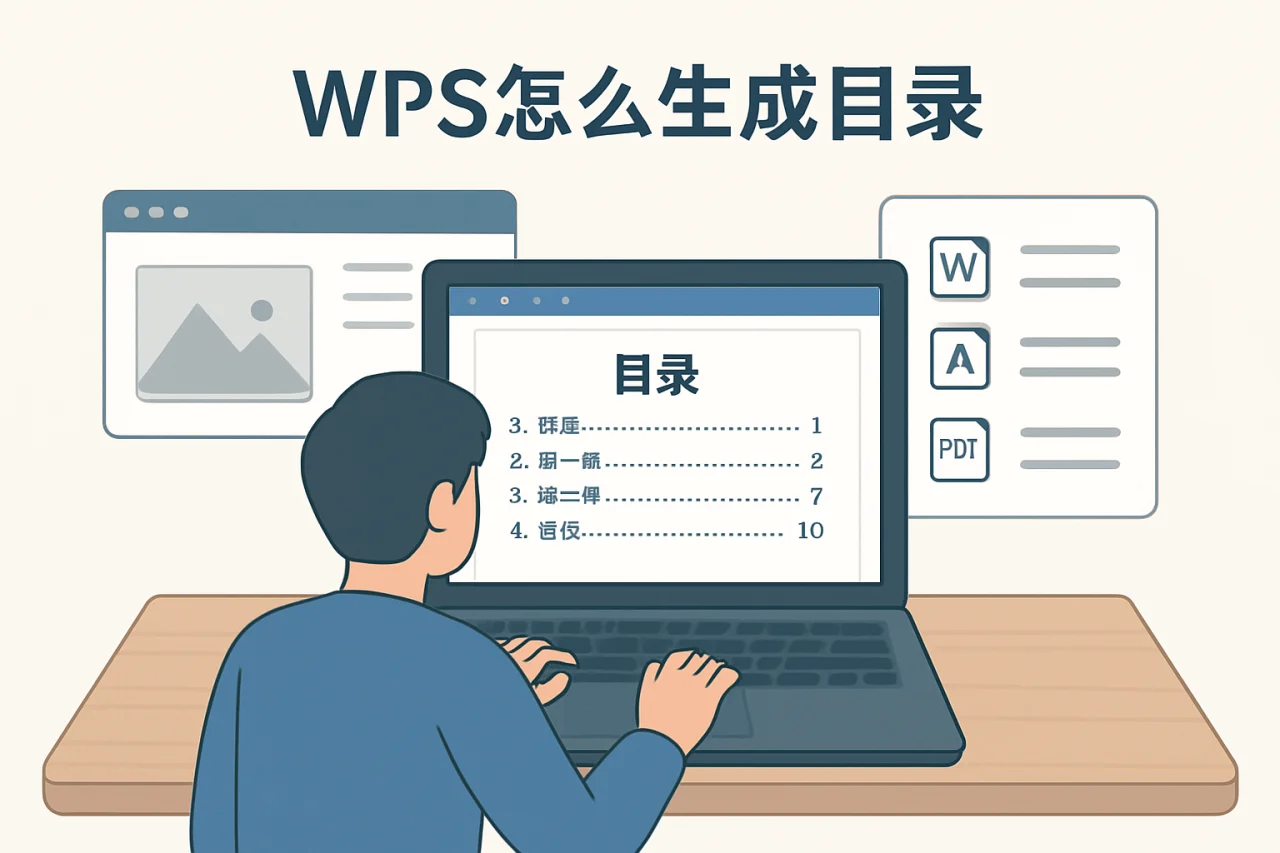 wps怎么生成目录
