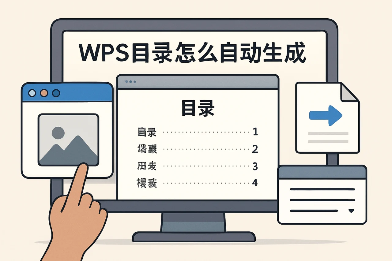 wps目录怎么自动生成