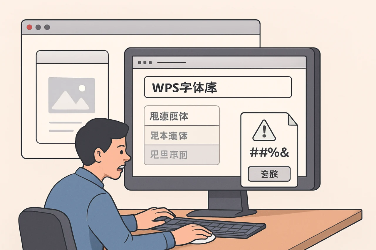 wps字体库