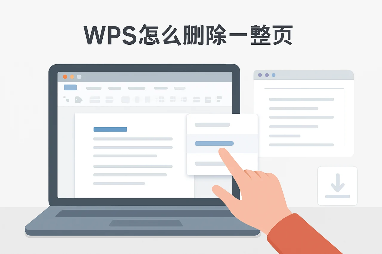 wps怎么删除一整页