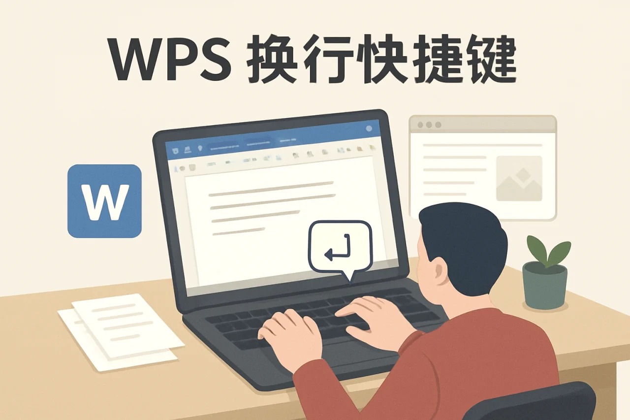 wps换行快捷键