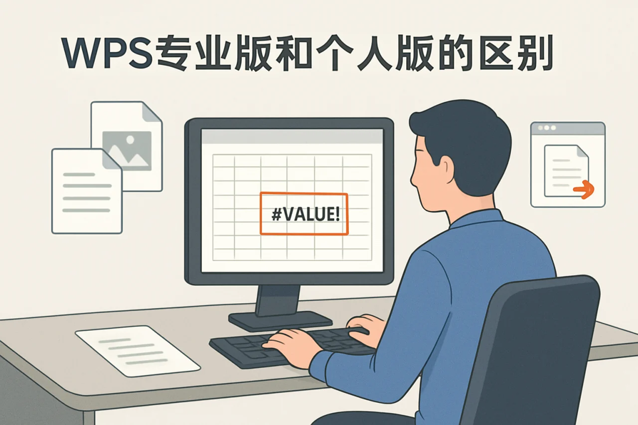 wps专业版和个人版的区别
