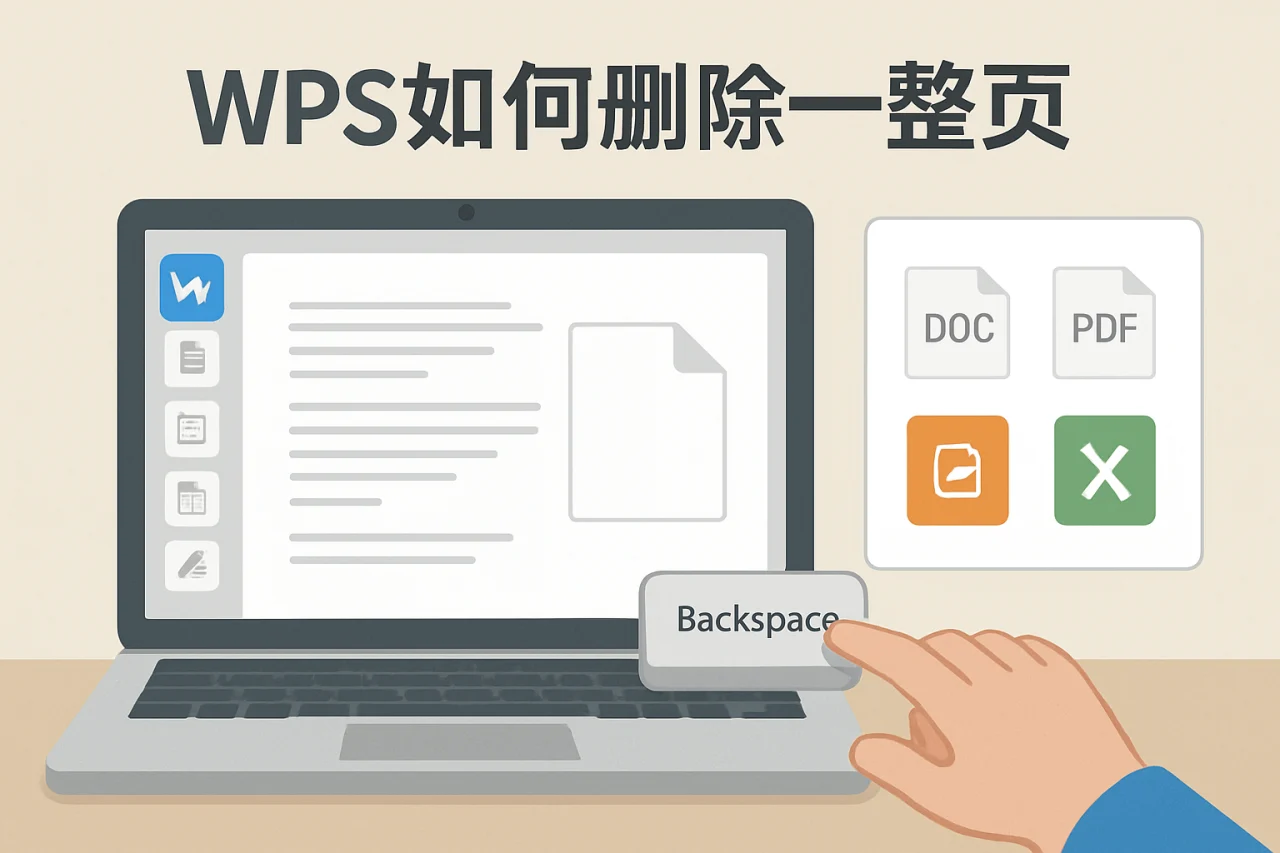 wps如何删除一整页