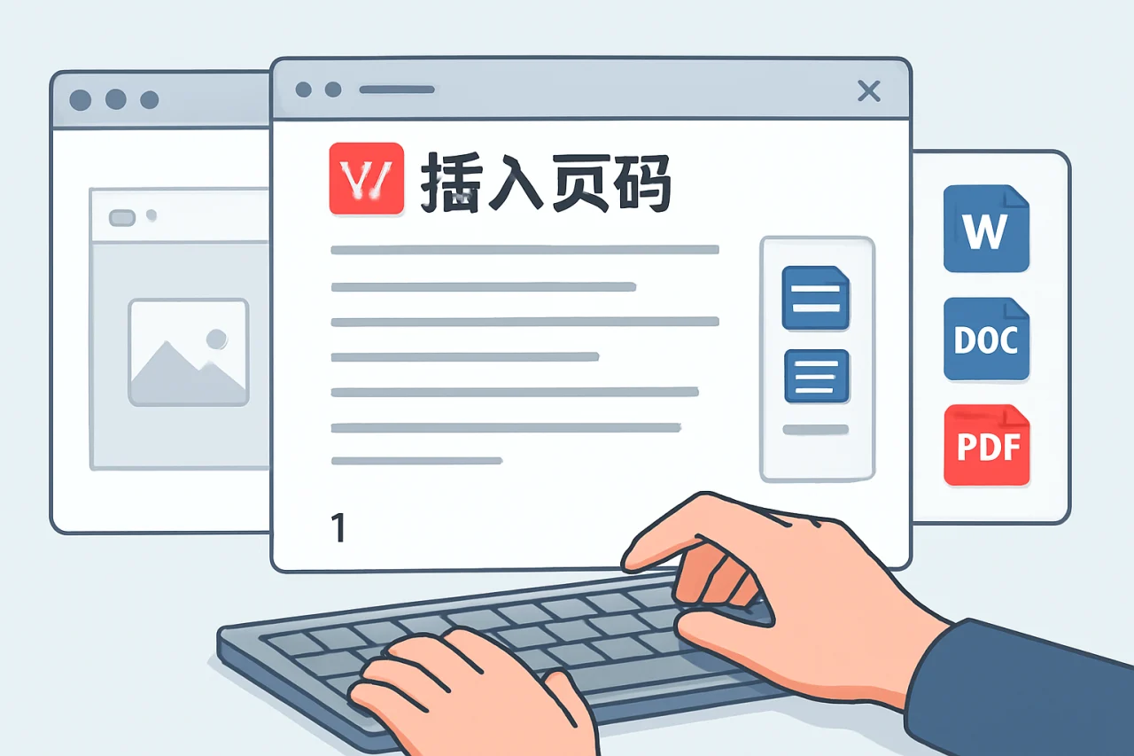 wps 插入页码