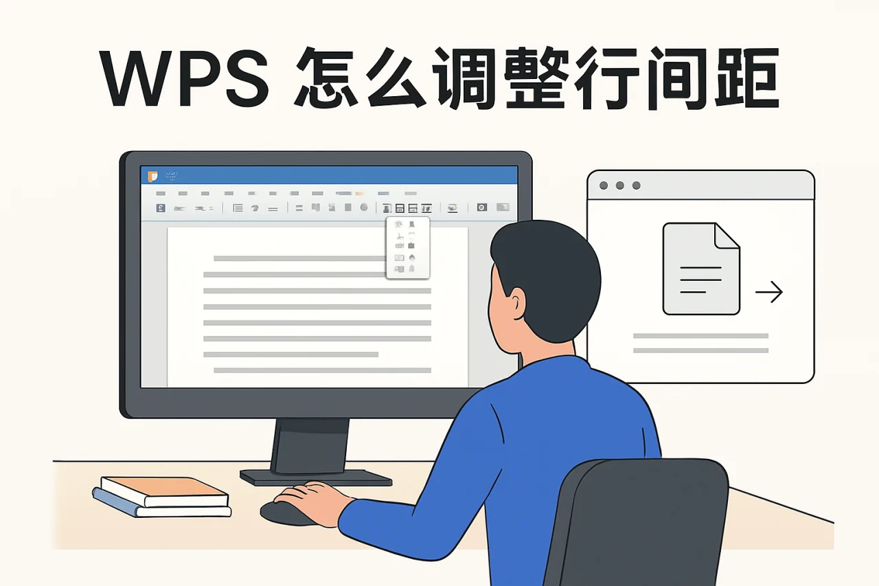 wps怎么调整行间距