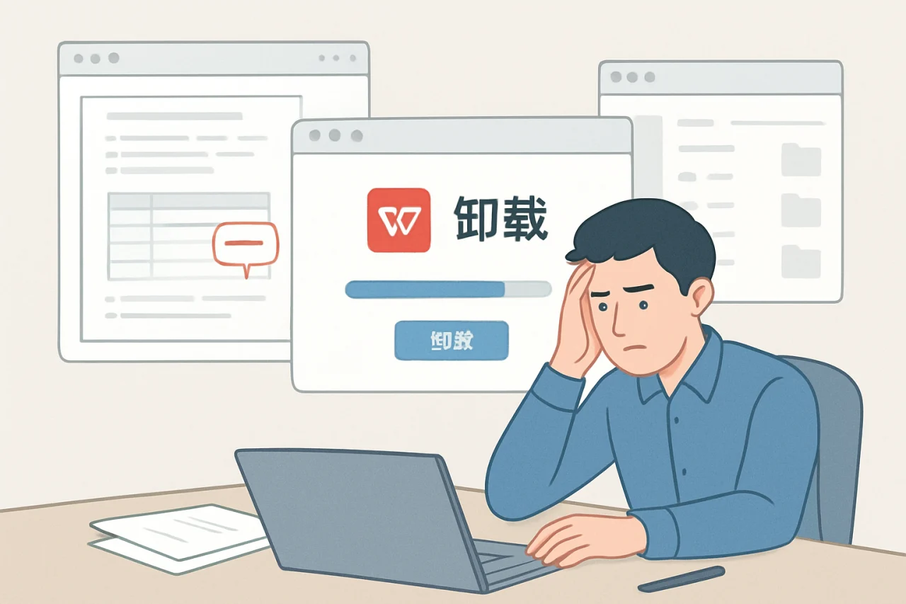 wps卸载