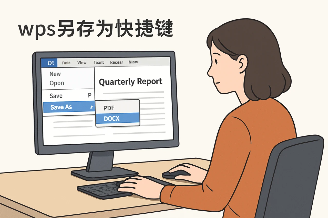 wps另存为快捷键