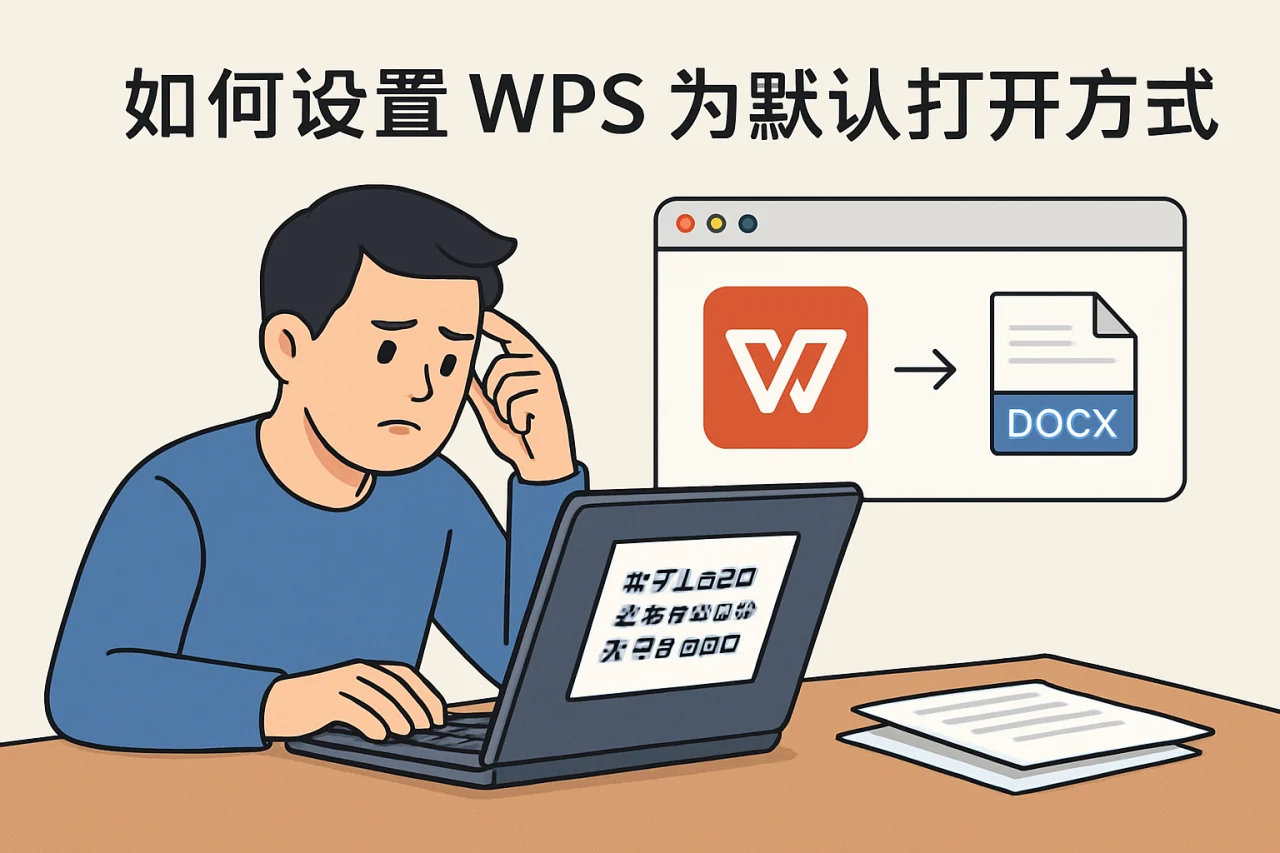 如何设置wps为默认打开方式