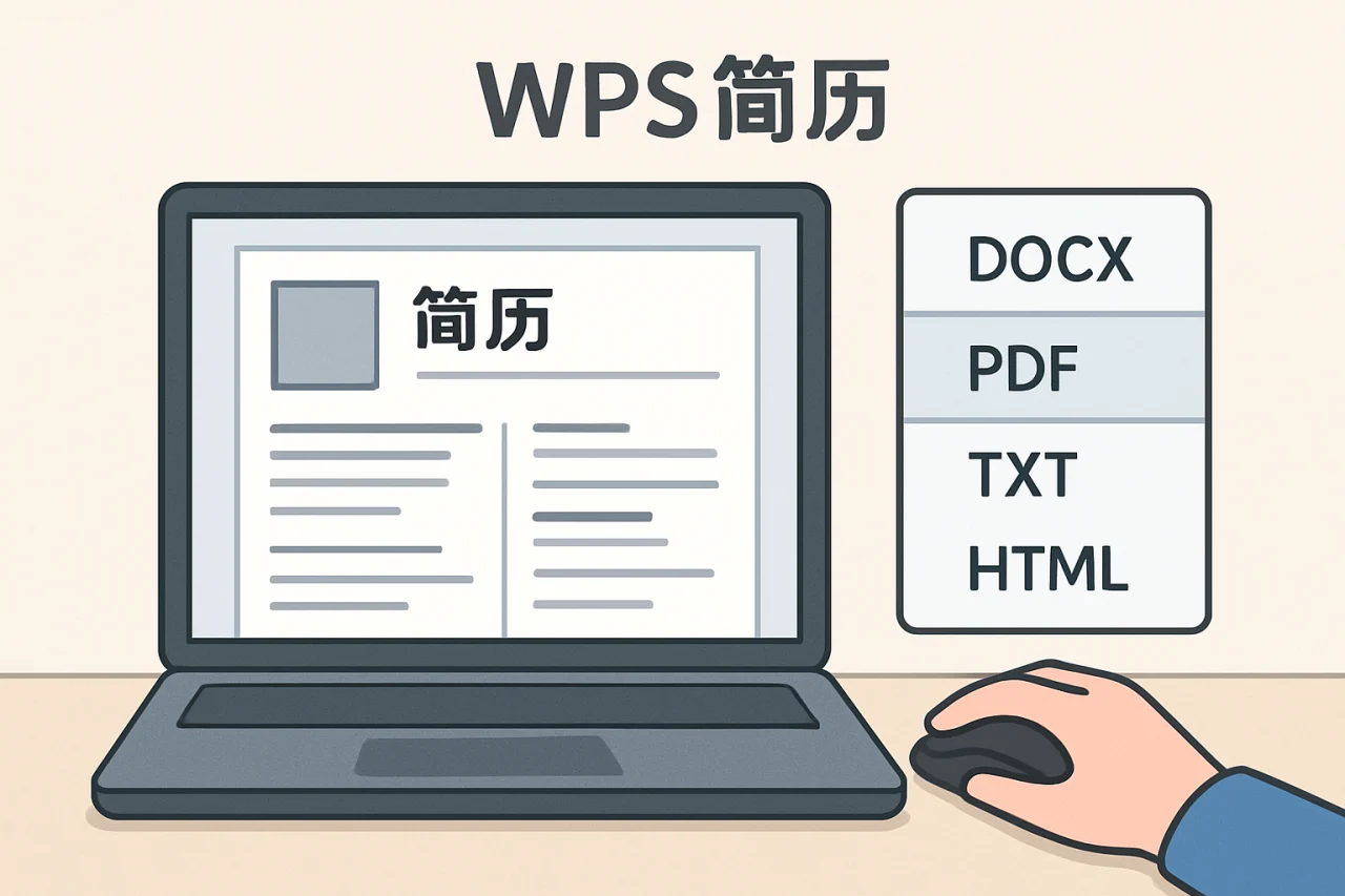 wps简历