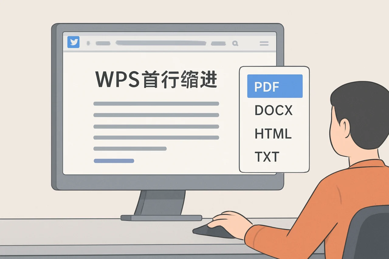wps首行缩进