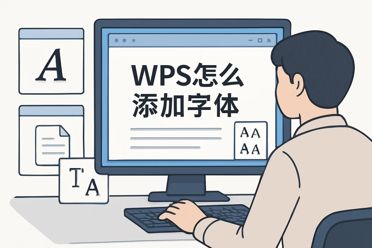 wps怎么添加字体