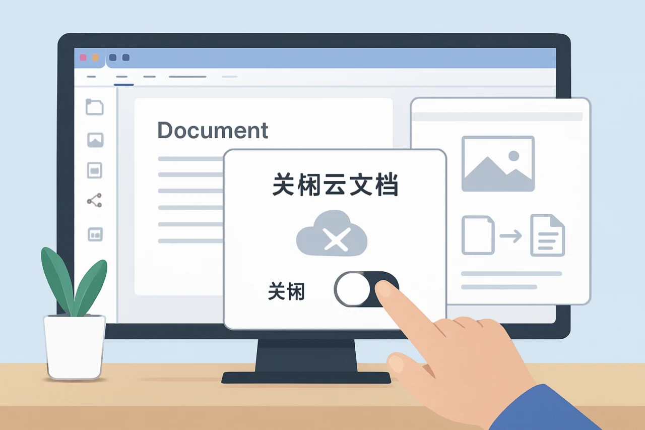 wps关闭云文档