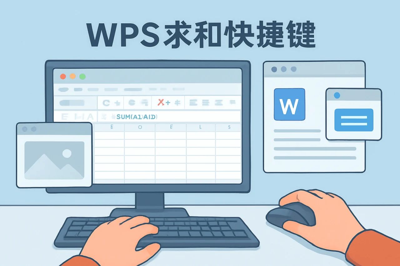 wps求和快捷键