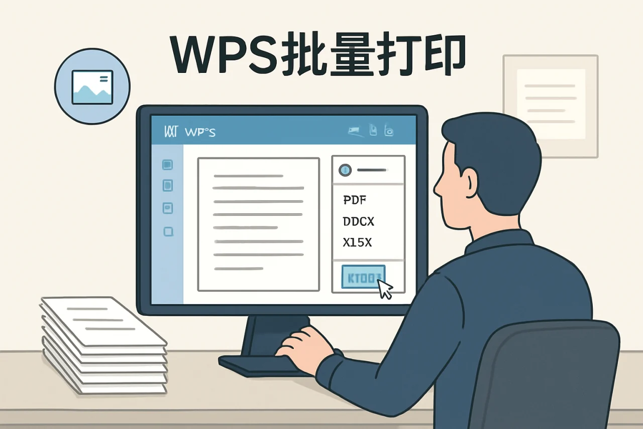 wps批量打印
