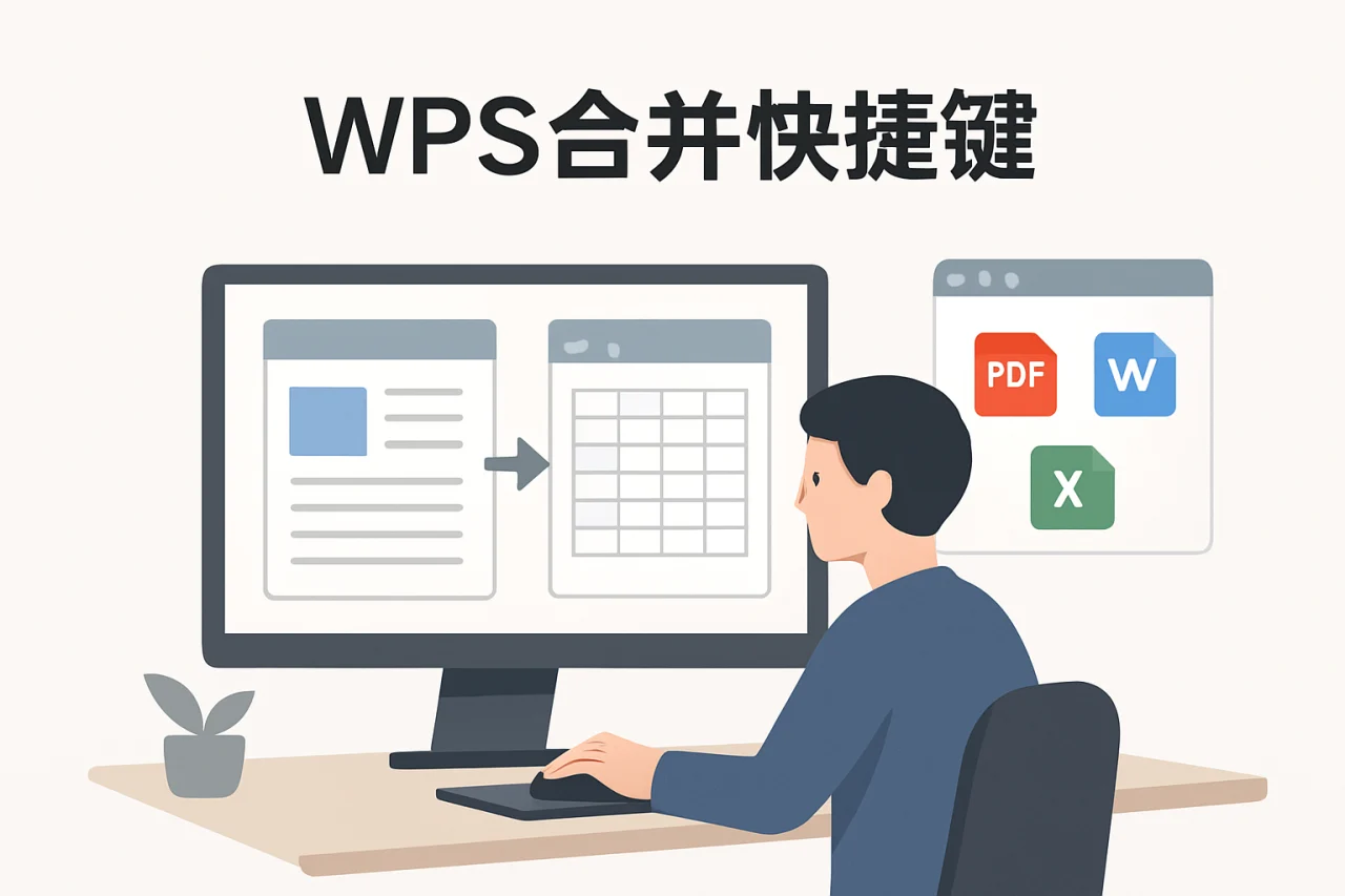 wps合并快捷键