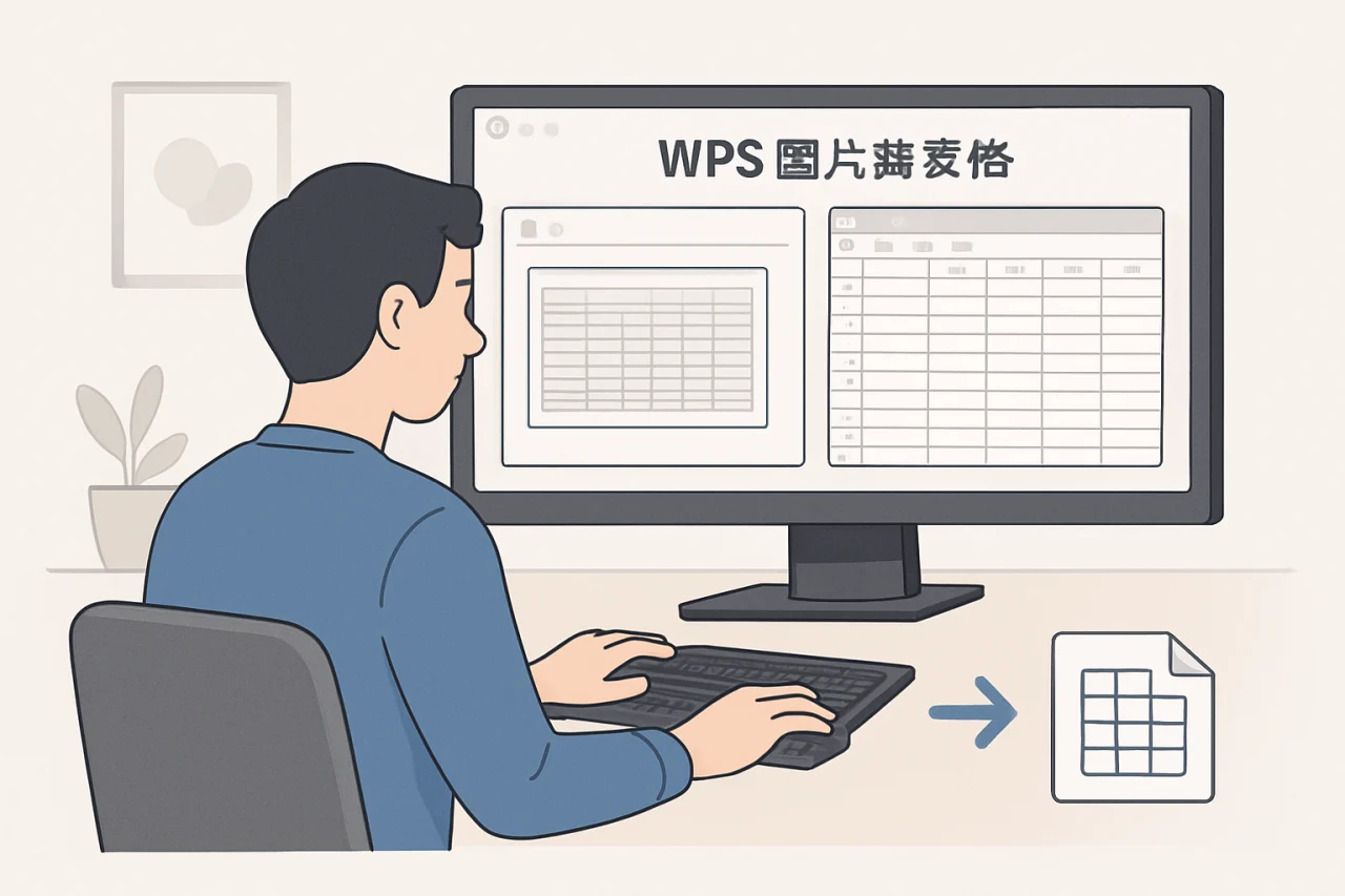wps图片转表格